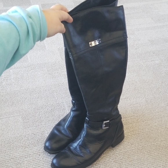 coach wide calf boots